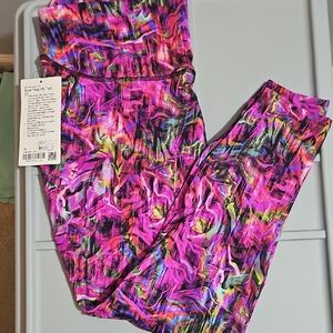 lululemon athletica Colorful Abstract Leggings